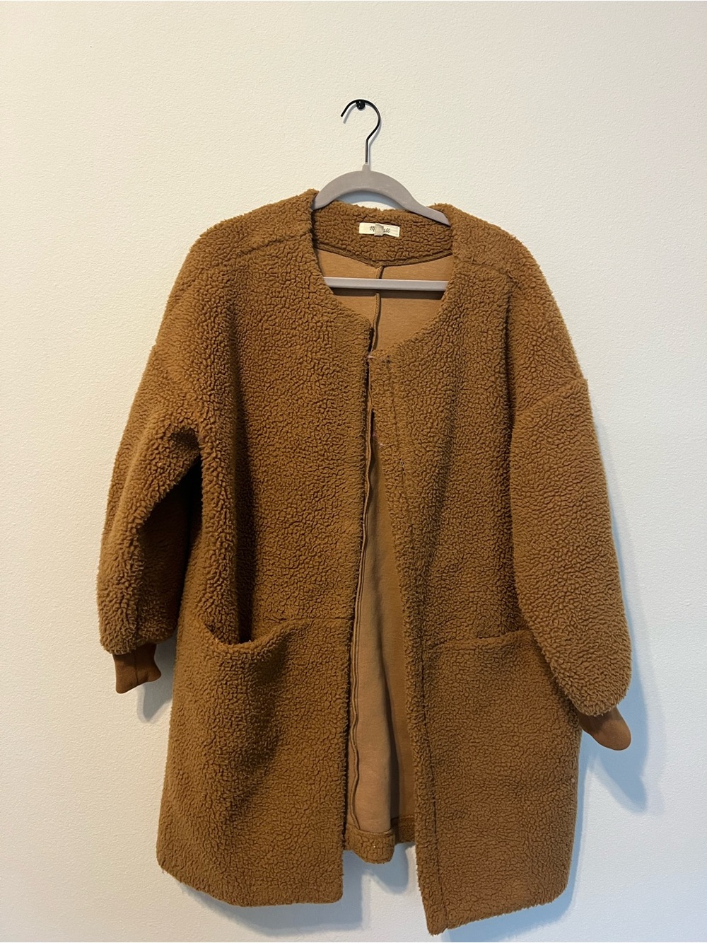 Madewell Teddy Coat- Brown